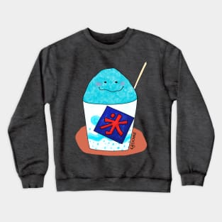 Kakigori with Blue Syrup Crewneck Sweatshirt